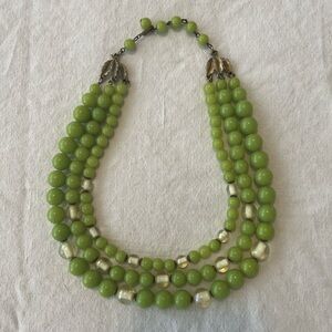 Vintage 3 strand necklace